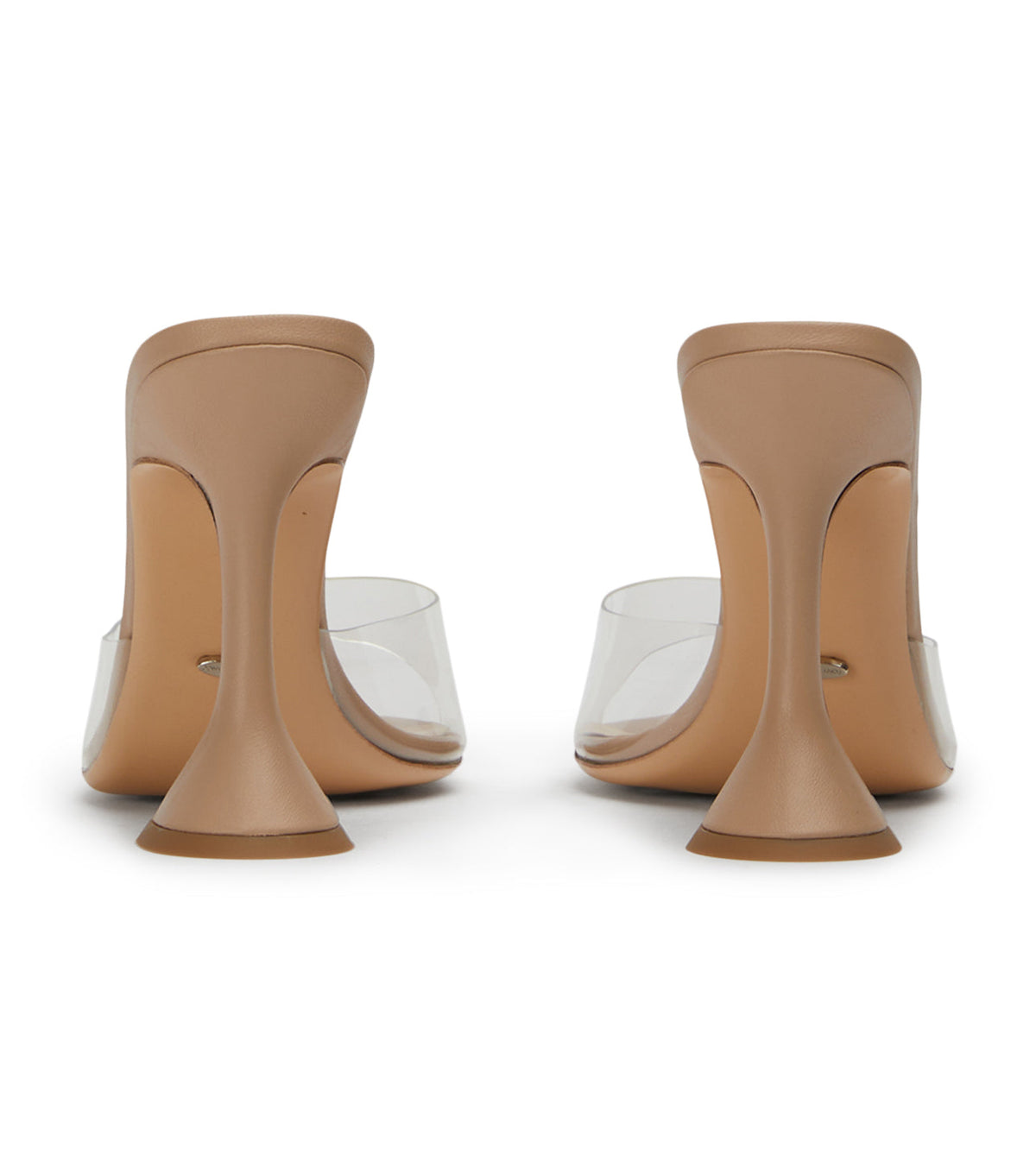 Marcel Clear Vinylite/Skin Heels | Tony Bianco
