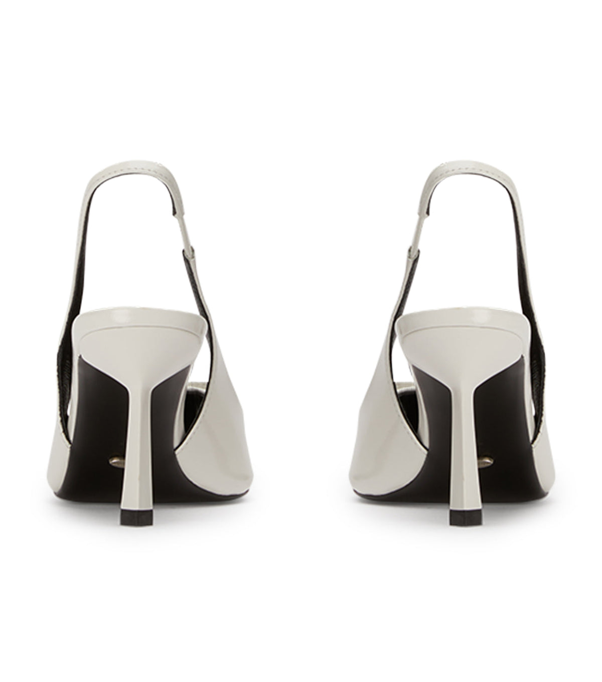Bertie White Hi Shine Heels | Tony Bianco