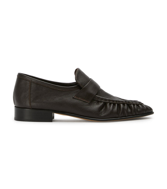 Gatsby Chocolate Venice Flats | Tony Bianco