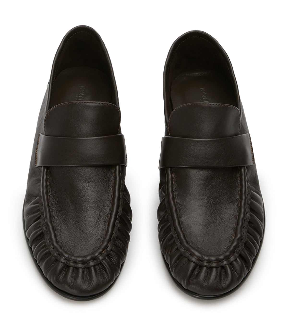 Gatsby Chocolate Venice Flats | Tony Bianco