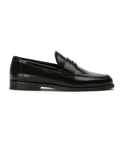 Zac Black Hi Shine Flats | Tony Bianco