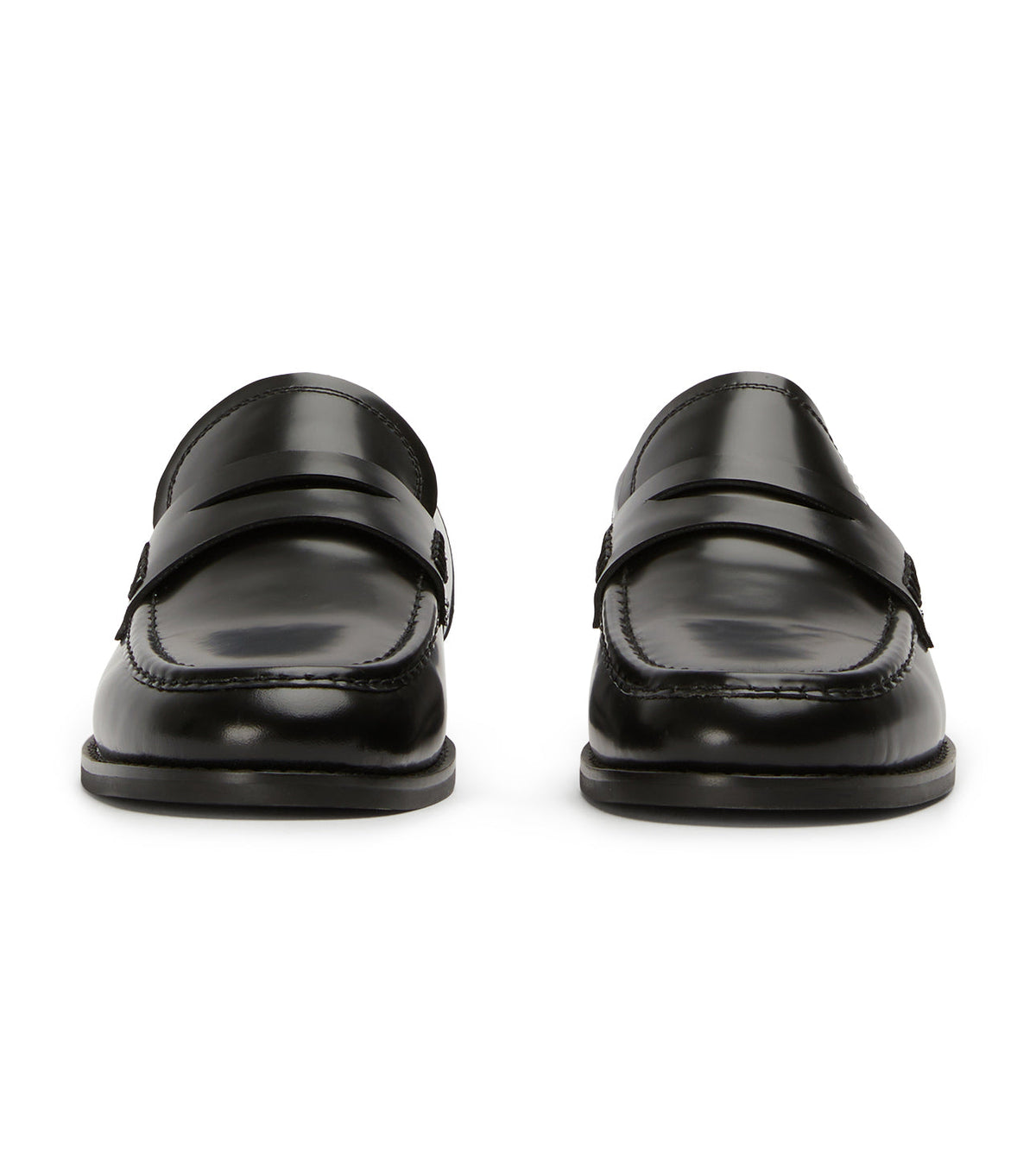 Zac Black Hi Shine Flats | Tony Bianco
