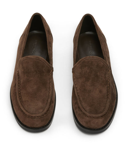 Zoe Espresso Suede Flats | Tony Bianco