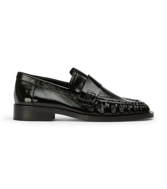 Grand Black Nappa Patent | Tony Bianco