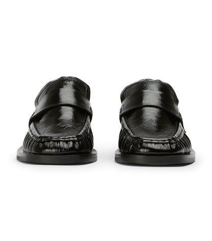 Grand Black Nappa Patent | Tony Bianco