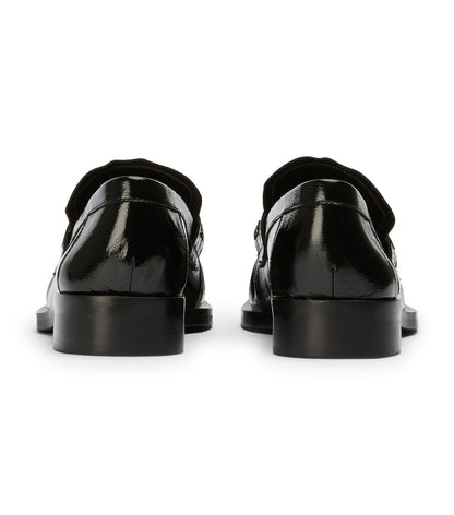 Grand Black Nappa Patent | Tony Bianco