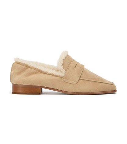 Gloria Stone Suede/Shearling | Tony Bianco
