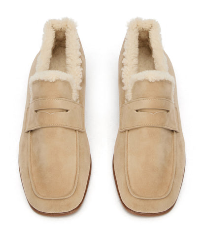 Gloria Stone Suede/Shearling | Tony Bianco