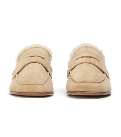 Gloria Stone Suede/Shearling | Tony Bianco