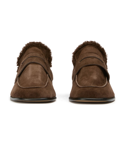 Gloria Espresso Suede/Shearling | Tony Bianco