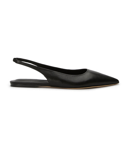 Javier Black Venice Flats | Tony Bianco