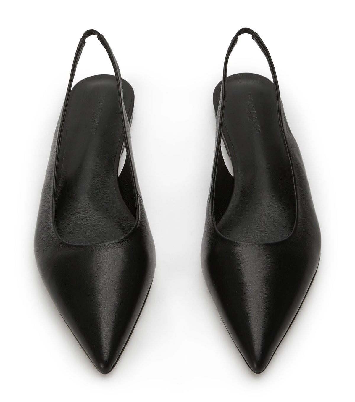 Javier Black Venice Flats | Tony Bianco