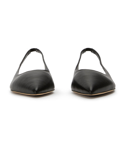 Javier Black Venice Flats | Tony Bianco