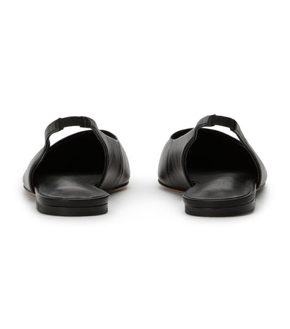 Javier Black Venice Flats | Tony Bianco