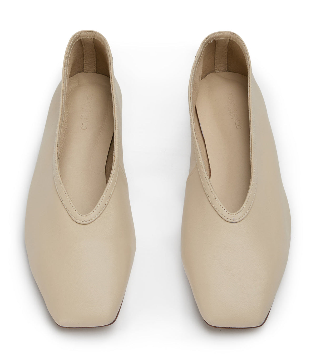 Bianca Vanilla Nappa Flats | Tony Bianco