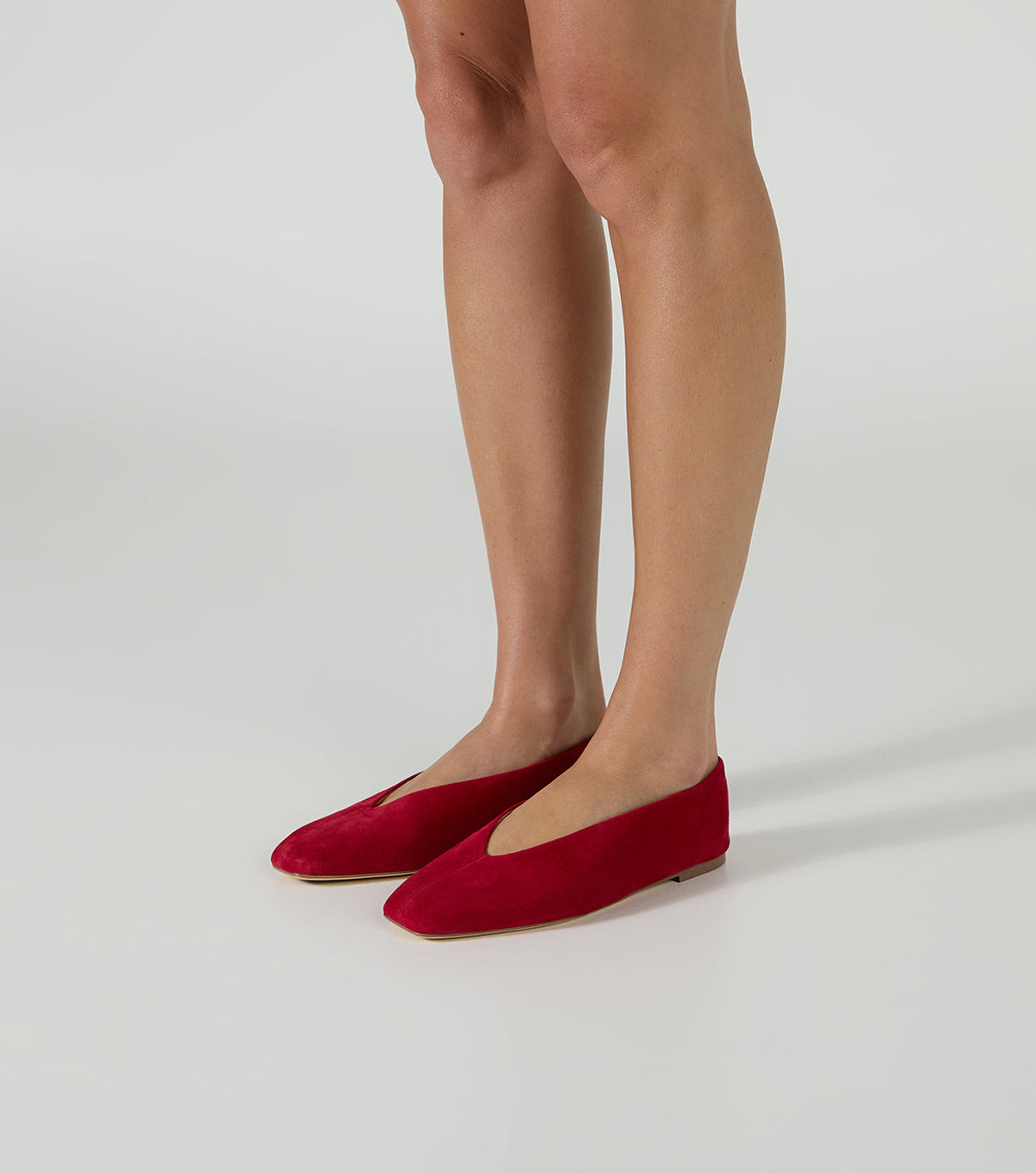 Brash Scarlet Suede | Tony Bianco