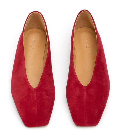 Brash Scarlet Suede | Tony Bianco