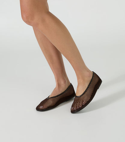 Mazey Choc Mesh | Tony Bianco