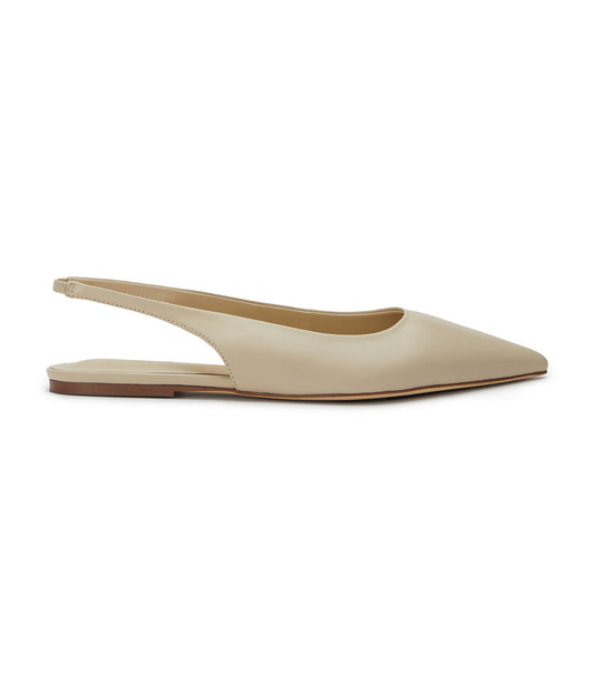 Javier Vanilla Nappa Flats | Tony Bianco