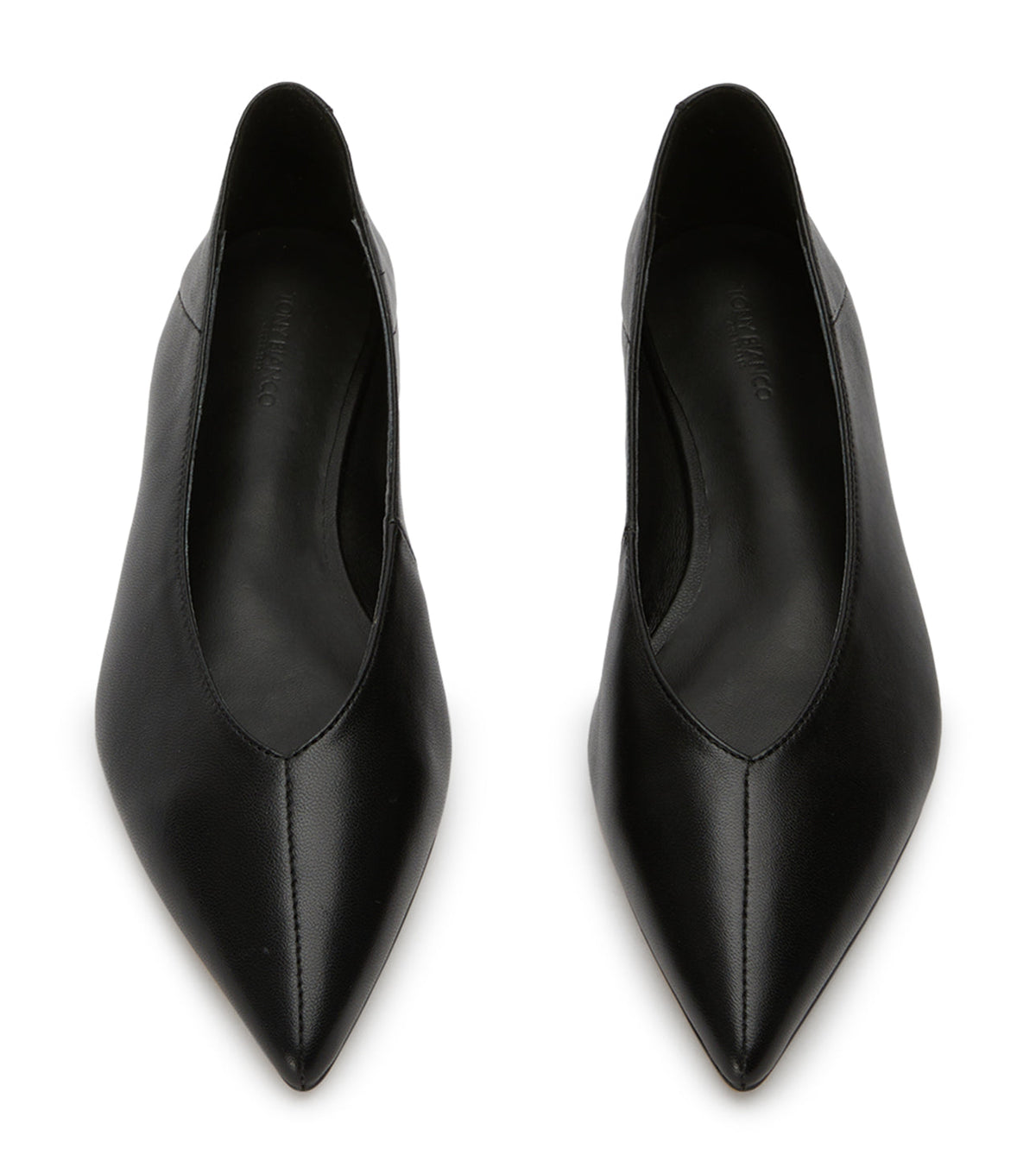 Joop Black Nappa Flats | Tony Bianco
