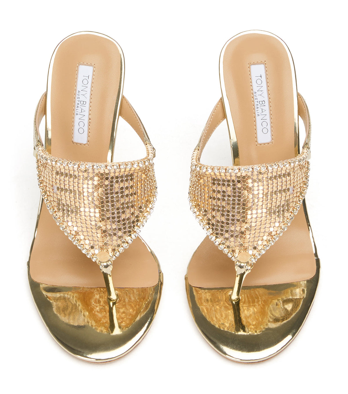 Demure Gold Glomesh | Tony Bianco