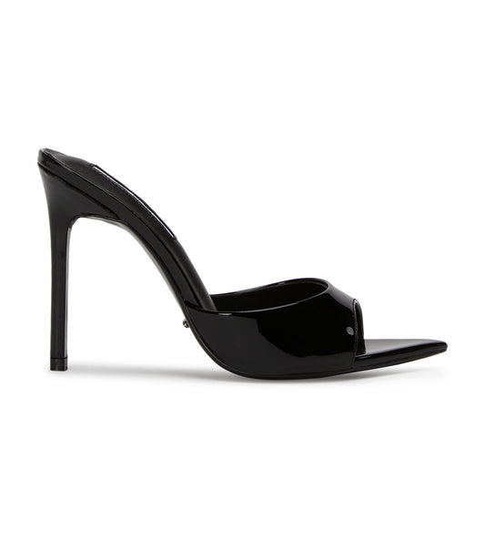 Malibu Black Patent Heels | Tony Bianco