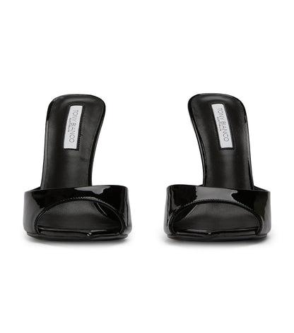 Malibu Black Patent Heels | Tony Bianco