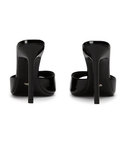 Malibu Black Patent Heels | Tony Bianco