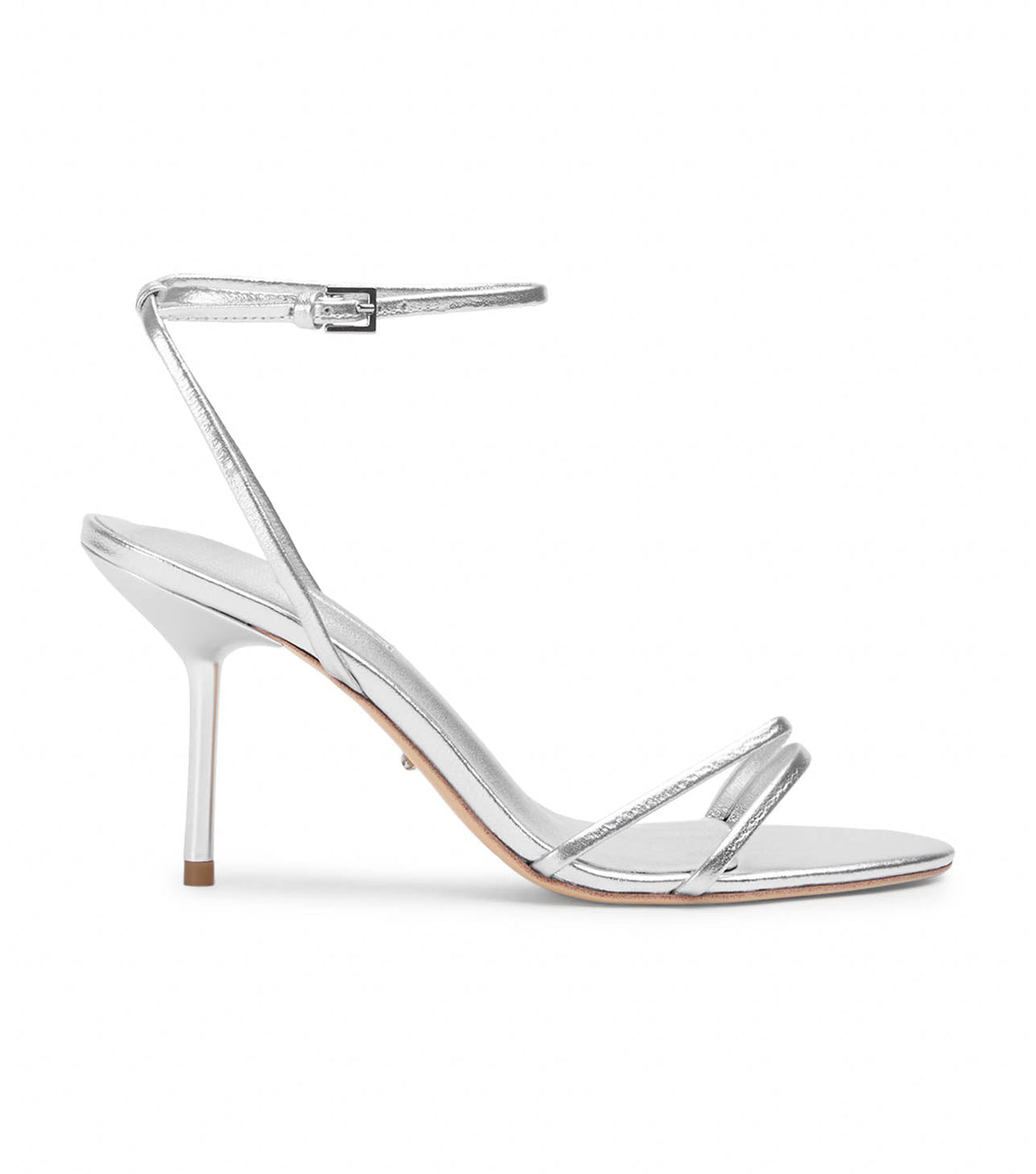Mariah Silver Nappa Metallic | Tony Bianco
