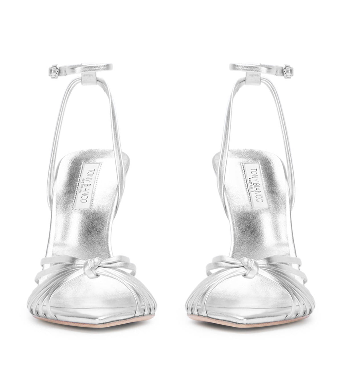 Maxos Silver Nappa Metallic | Tony Bianco