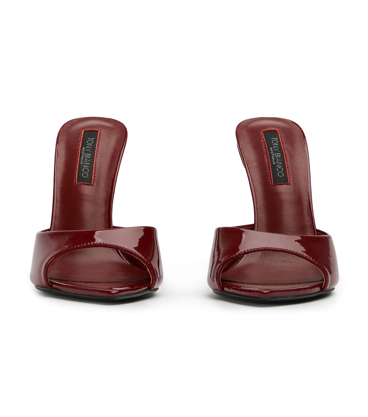 Malibu Bordeaux Patent Heels | Tony Bianco