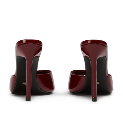 Malibu Bordeaux Patent Heels | Tony Bianco