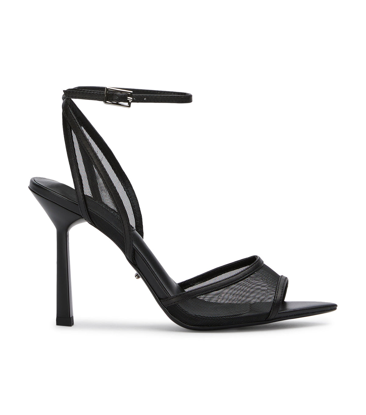 Miley Black Nylon/Black Heels | Tony Bianco