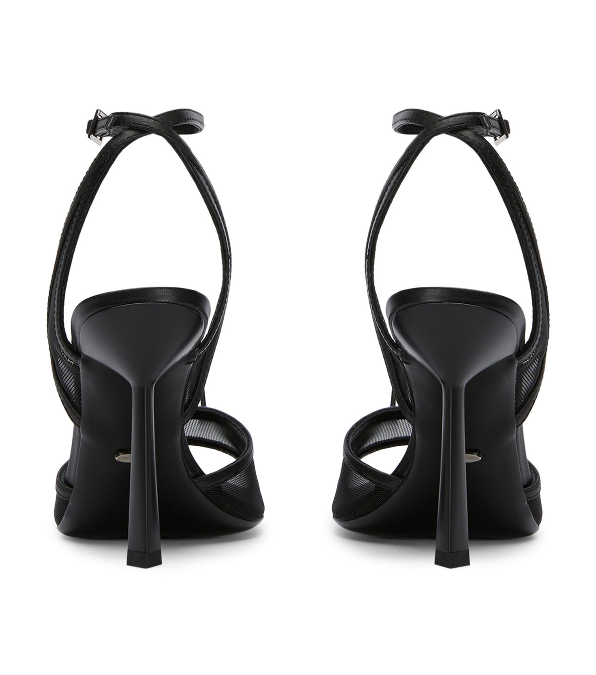 Miley Black Nylon/Black Heels | Tony Bianco