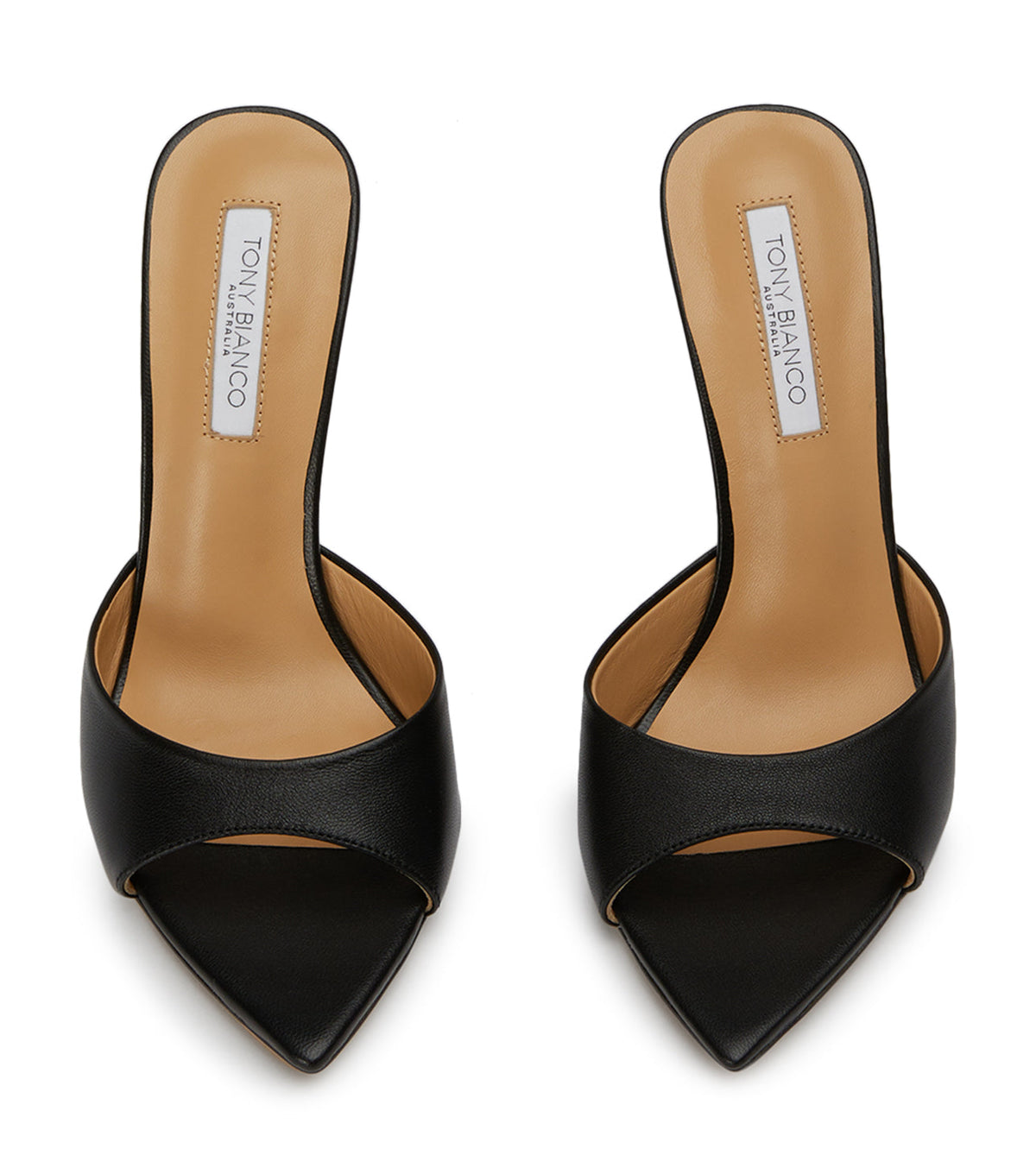 Malibu Black Como Heels | Tony Bianco