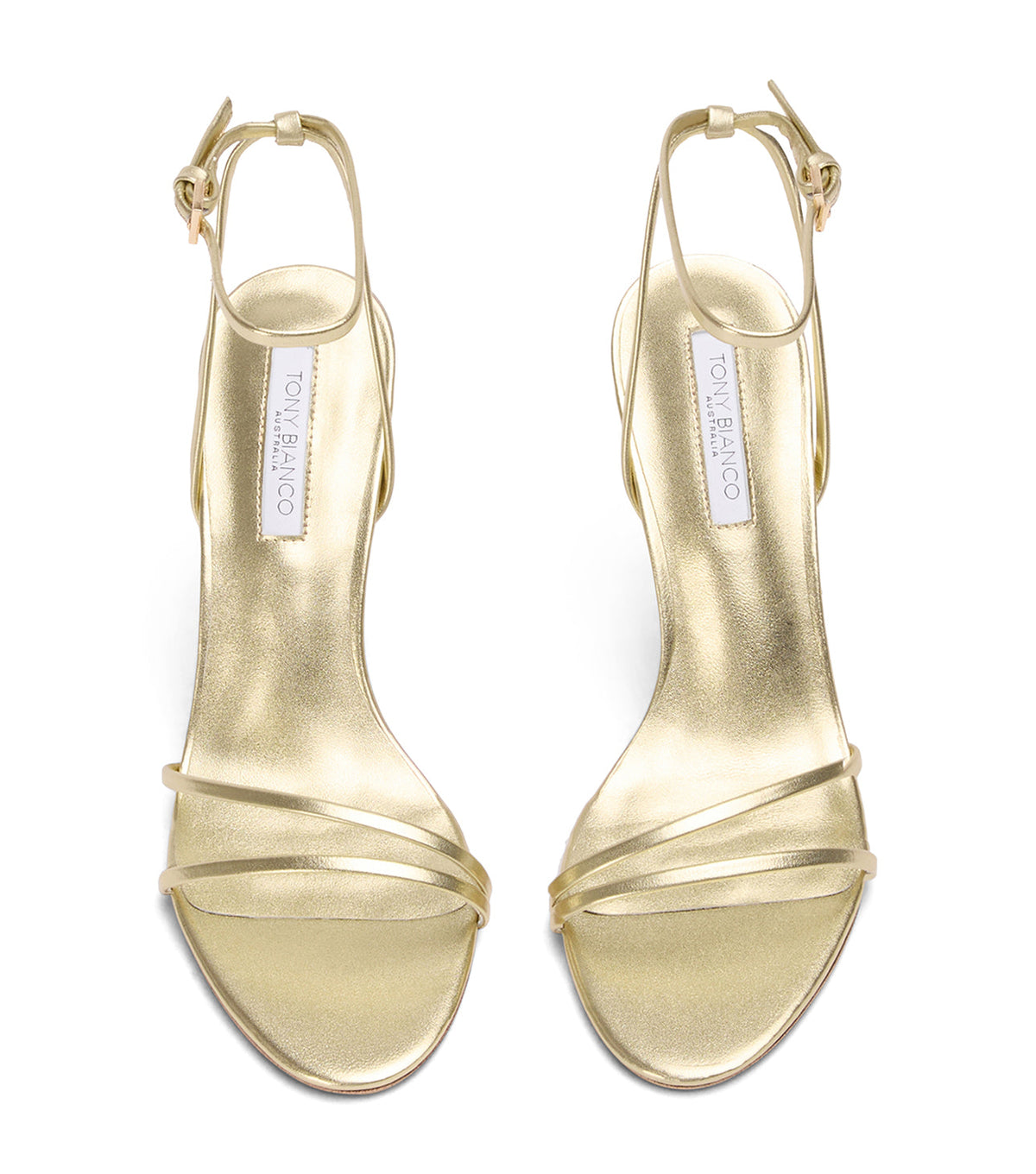 Mariah Gold Nappa Metallic | Tony Bianco