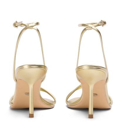 Mariah Gold Nappa Metallic | Tony Bianco