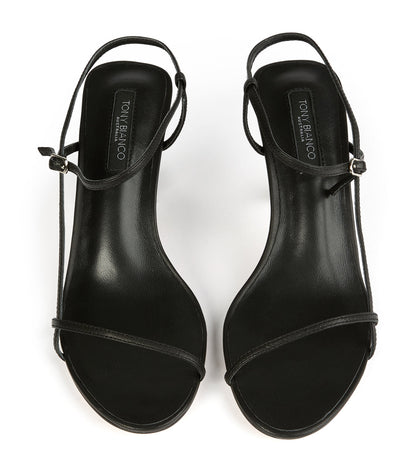 Caprice Black Kid Heels | Tony Bianco