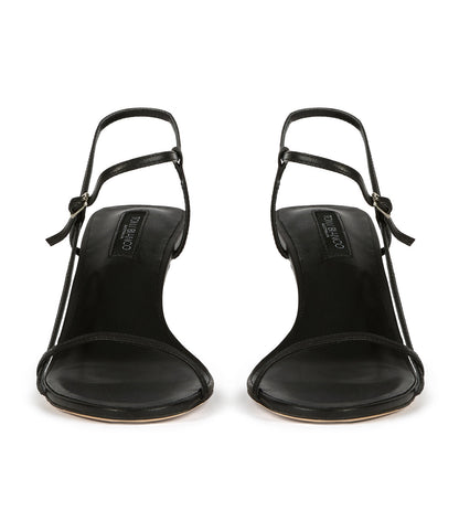 Caprice Black Kid Heels | Tony Bianco