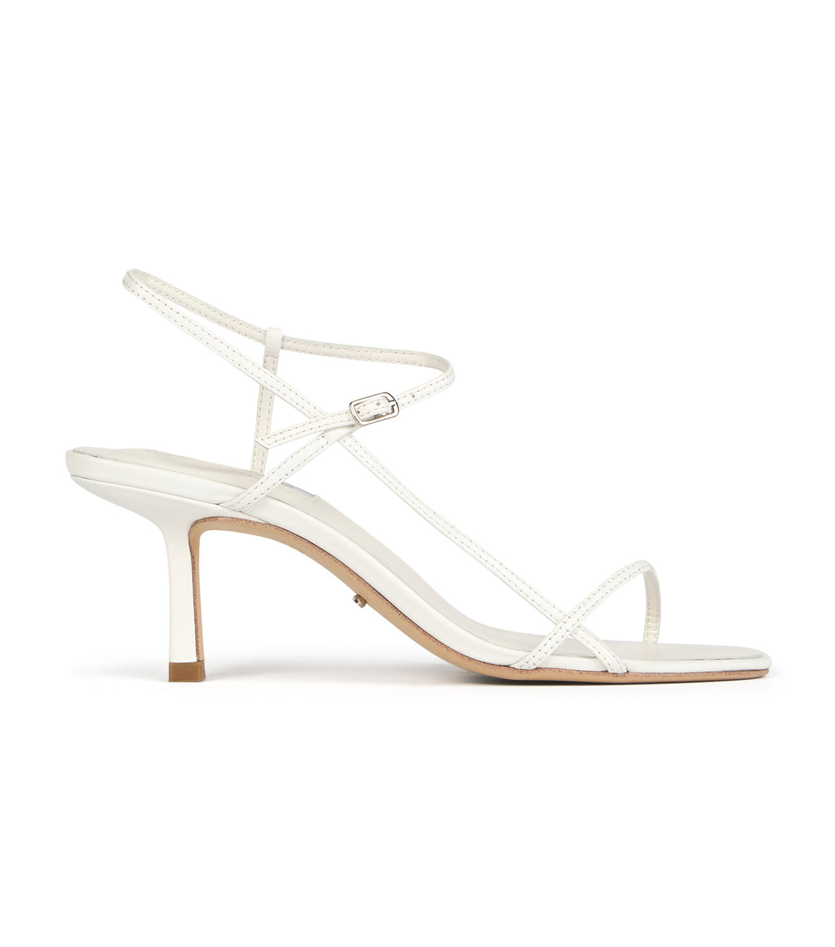 Caprice White Kid Heels | Tony Bianco