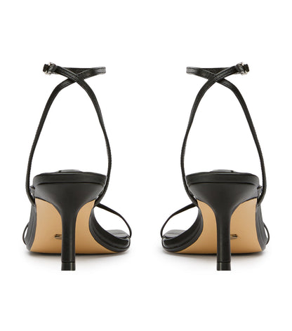Avi Black Nappa Heels | Tony Bianco