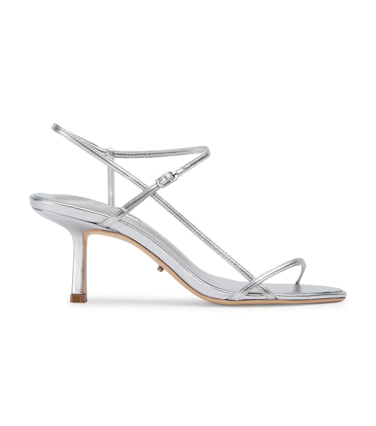 Caprice Silver Nappa Metallic Heels | Tony Bianco