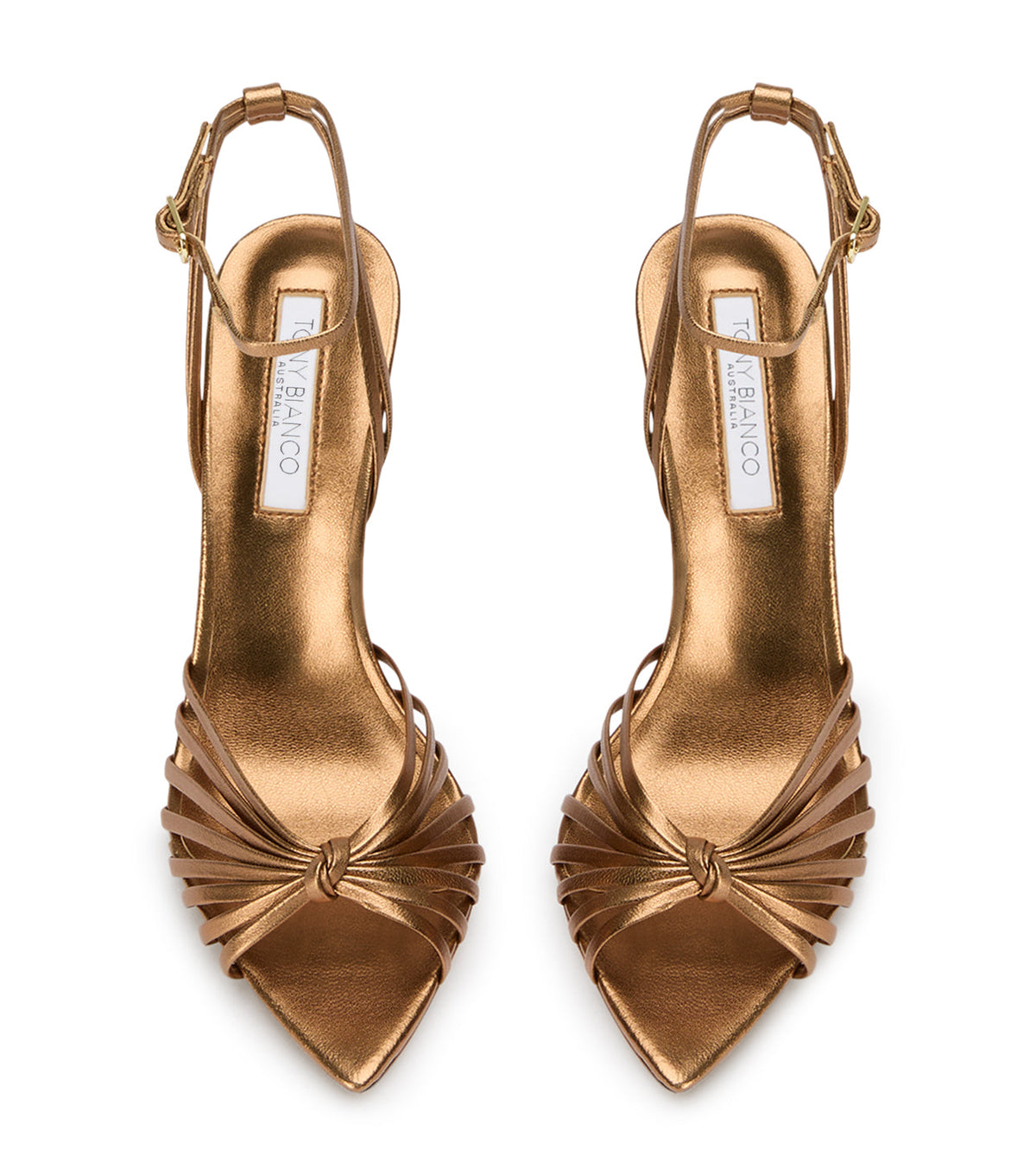 Maxos Bronze Nappa Metallic | Tony Bianco