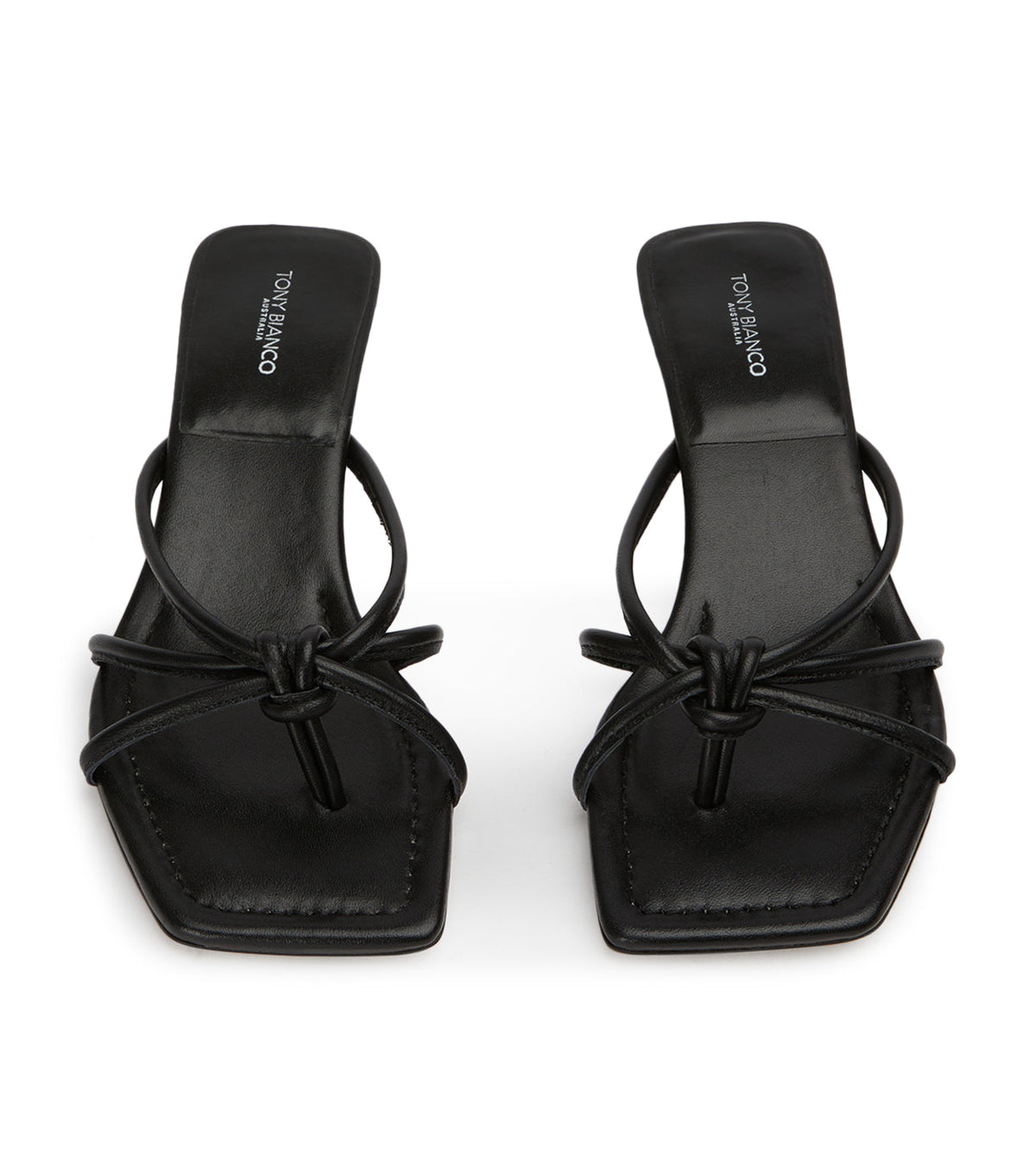 Tuscany Black Nappa Heels | Tony Bianco