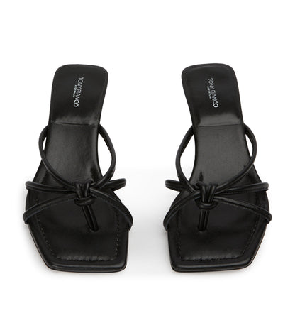 Tuscany Black Nappa Heels | Tony Bianco