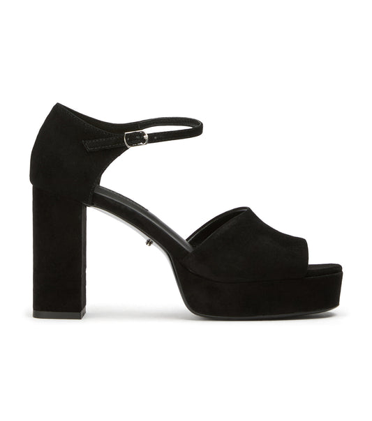 Flash Black Suede | Tony Bianco