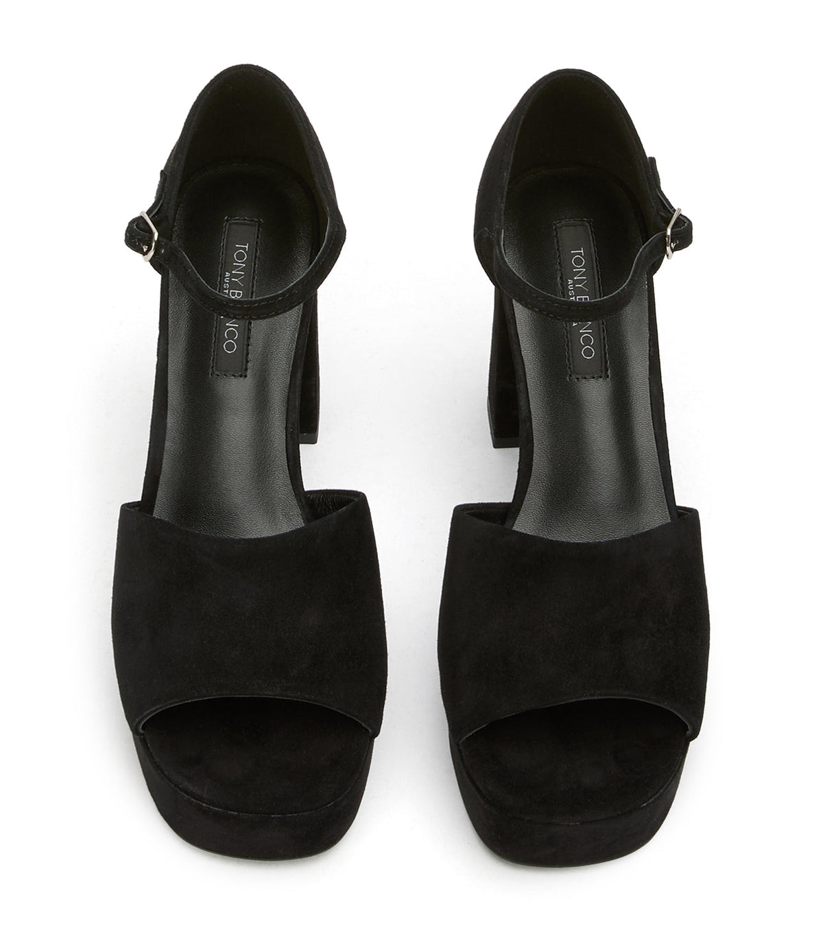Flash Black Suede | Tony Bianco