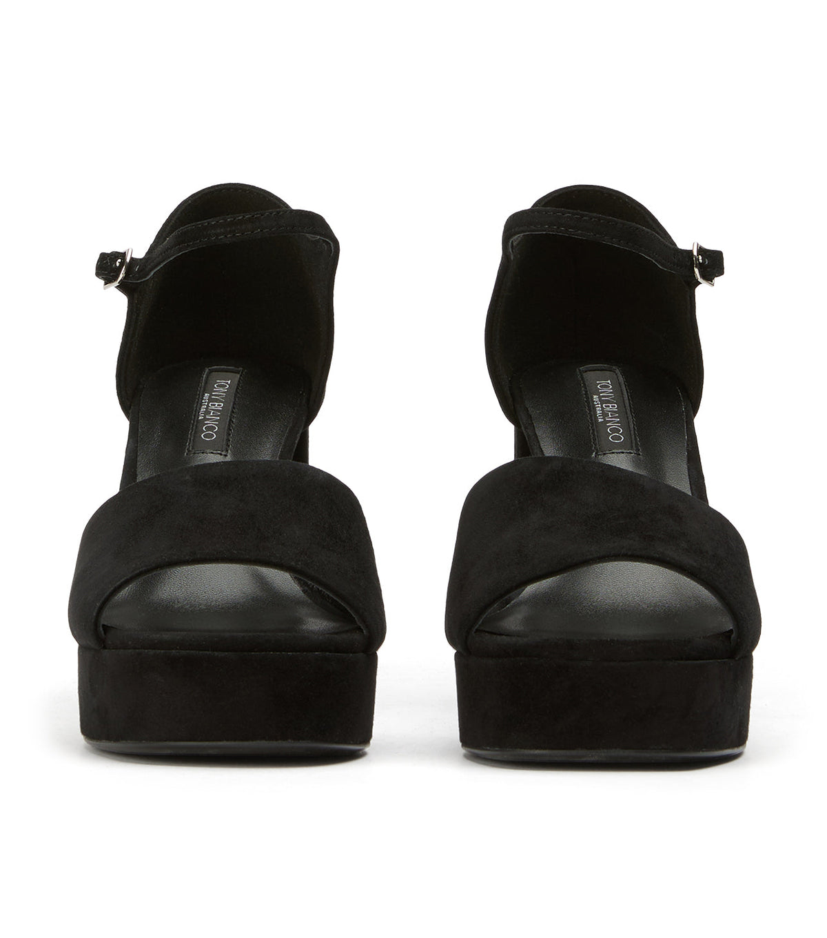 Flash Black Suede | Tony Bianco