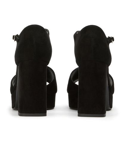 Flash Black Suede | Tony Bianco
