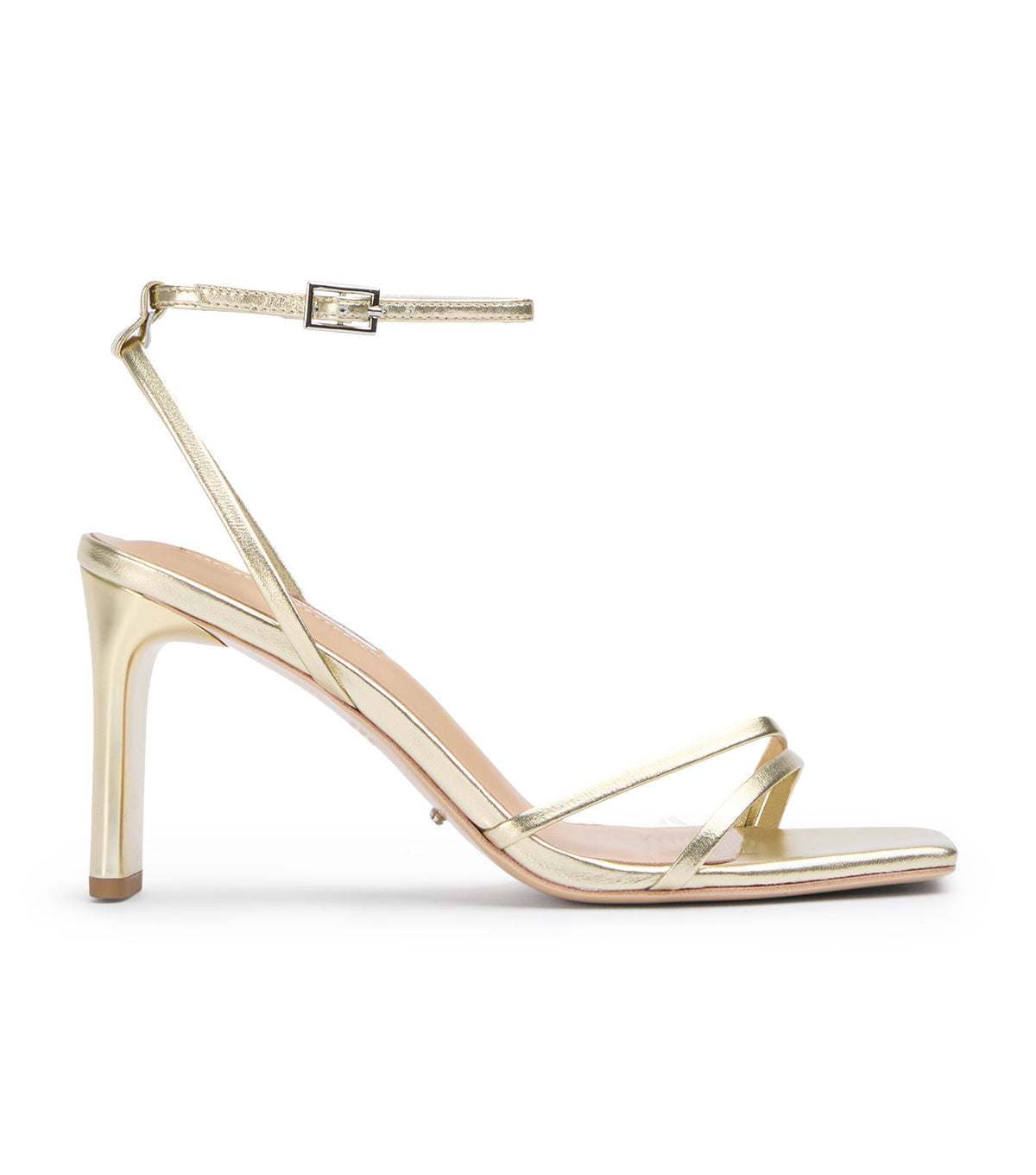 Corso Gold Nappa Metallic Heels | Tony Bianco